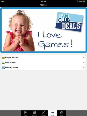 Fan Club Deals iPad screenshot 2