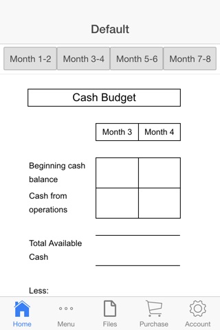 Cash Budget screenshot 3