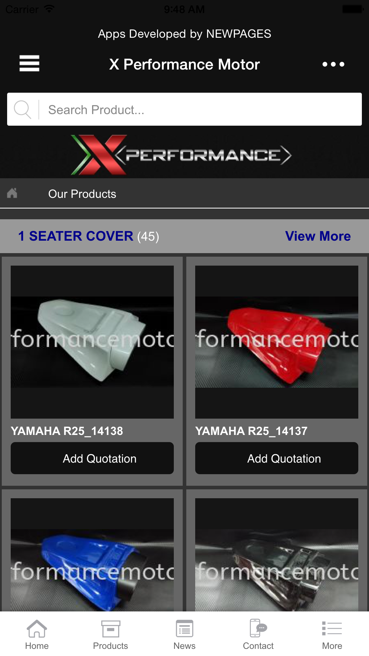 X Performance Motor