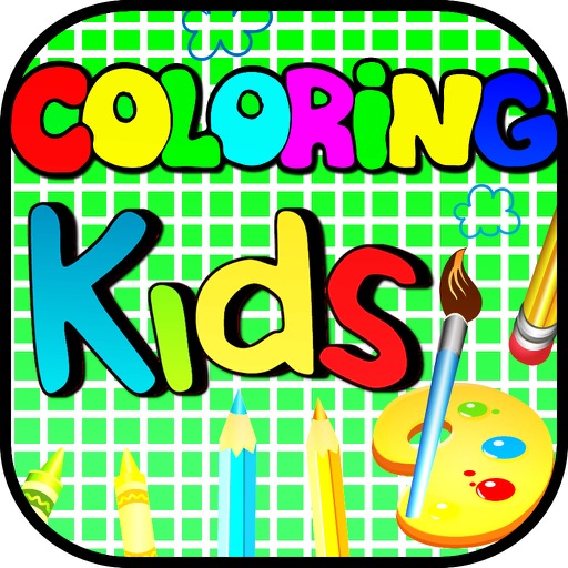 Coloring Book For Kids With Stickers - My First Coloring Book iOS App