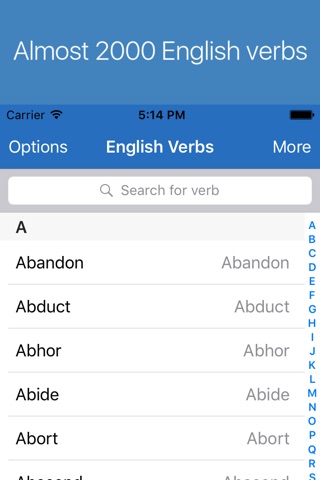 English Verb Conjugator Pro screenshot 2