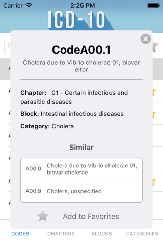 ICD-10 Pro: Codes of Diseases screenshot 2