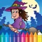 Halloween & Witch Coloring Book - Drawing Ghost for kids