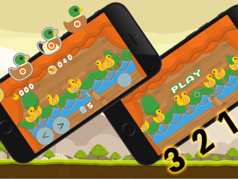 Super Hunter Shooting Little Forest Ducks iPad screenshot