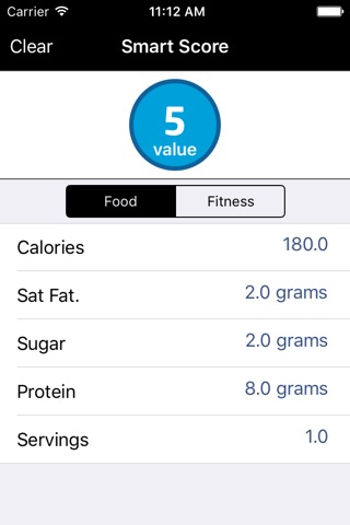 Smart Score - Food and Fitness Points Calculatorのおすすめ画像1