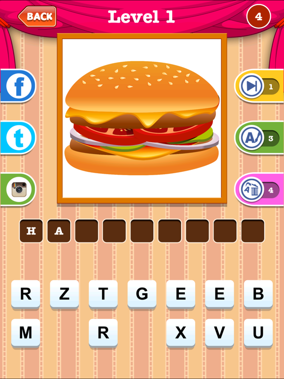 Foodie's Quizzes Pursuit: Hey Guess the Restaurant iPad screenshot