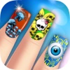 Monster Fashion Nails Makeover: Scary Girl fancy manicure saloon