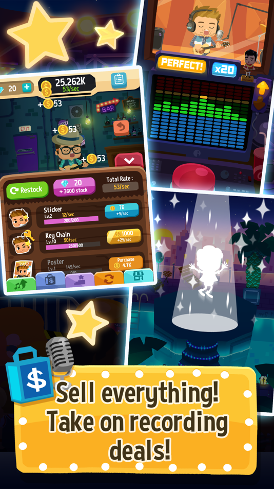 #3. Beat Bop: Pop Star Clicker (iOS) 由: Fliptus