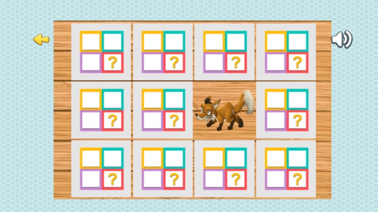 matching animal pictures - remember cards animal