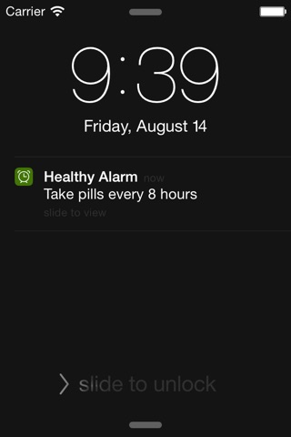 Healthy Alarm: Personal living habit reminder screenshot 2