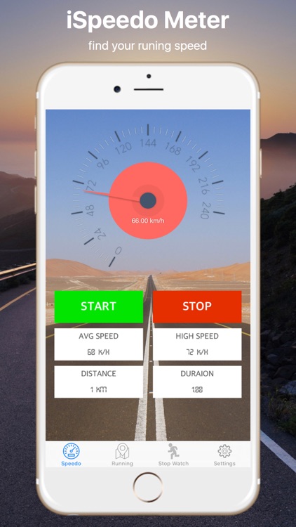 iSpeedo Meter with Runner