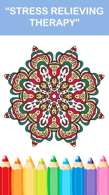 Mandala Coloring Books - Colors Therapy Free Stress Relieving Pages And Share For Adults screenshot-4