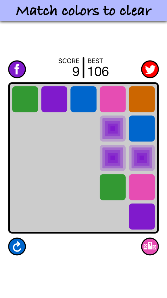 #2. Wipe3 - fit to merge 3 color blocks (iOS) 게시자: 咏武 王