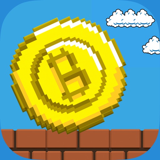 Bit-Coin Run - Rolling Gold Coin Plunge icon