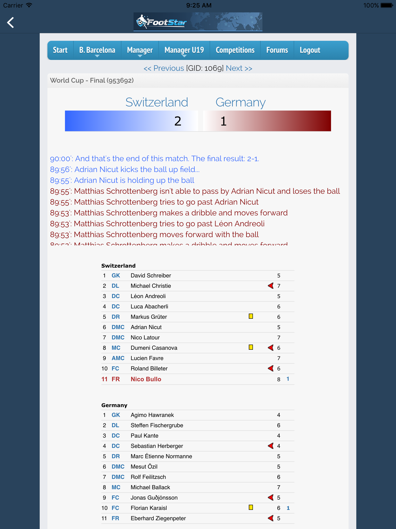 Footstar screenshot 7