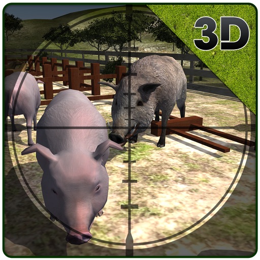 Farm Boar Hunter Simulator – Cattle guard & sniper shooting simulation game icon