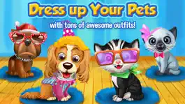 Game screenshot Pets Wash & Dress up - Play Care Love Baby Pets apk