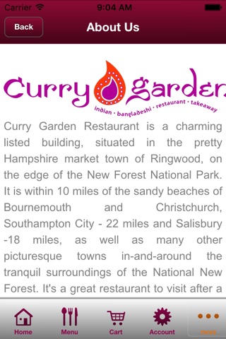 Curry Garden Ringwood screenshot 4