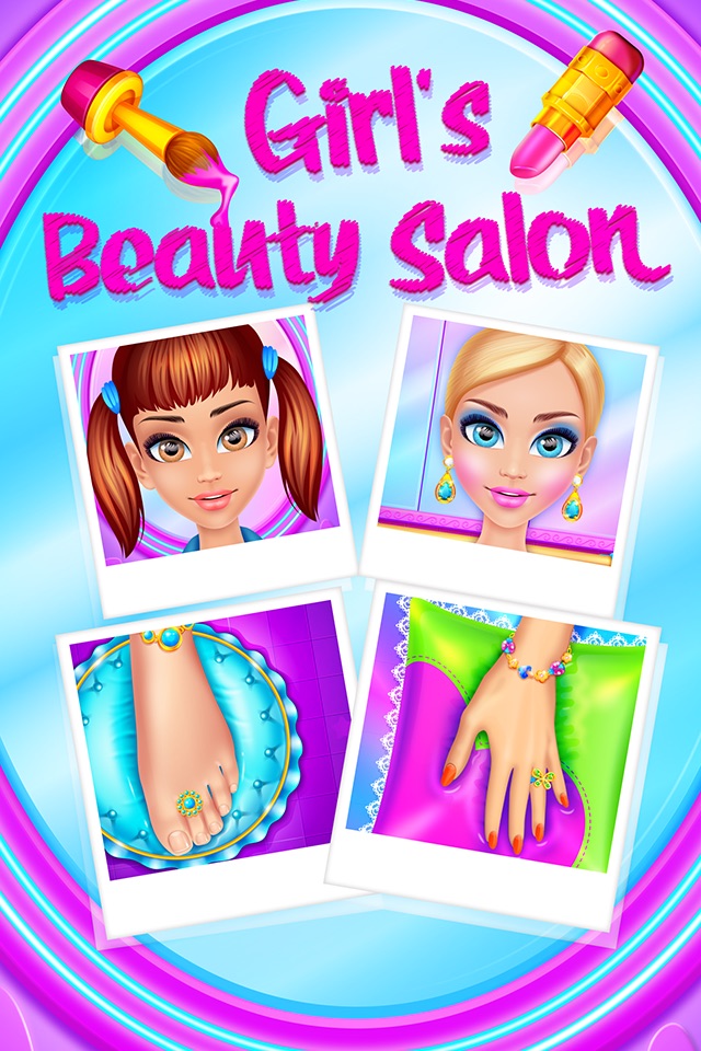 Girls Beauty Salon - Makeup, Dressup, Spa and Makeover Games screenshot 2