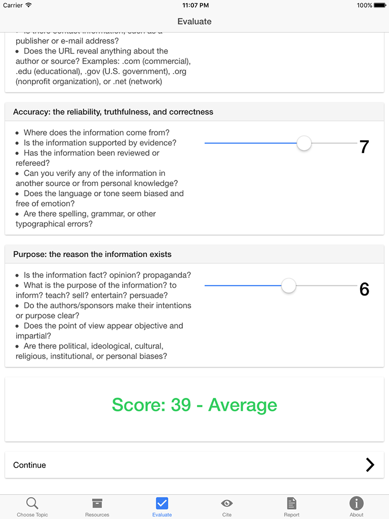 Research Plus™ - Information Literacy "On the Go"