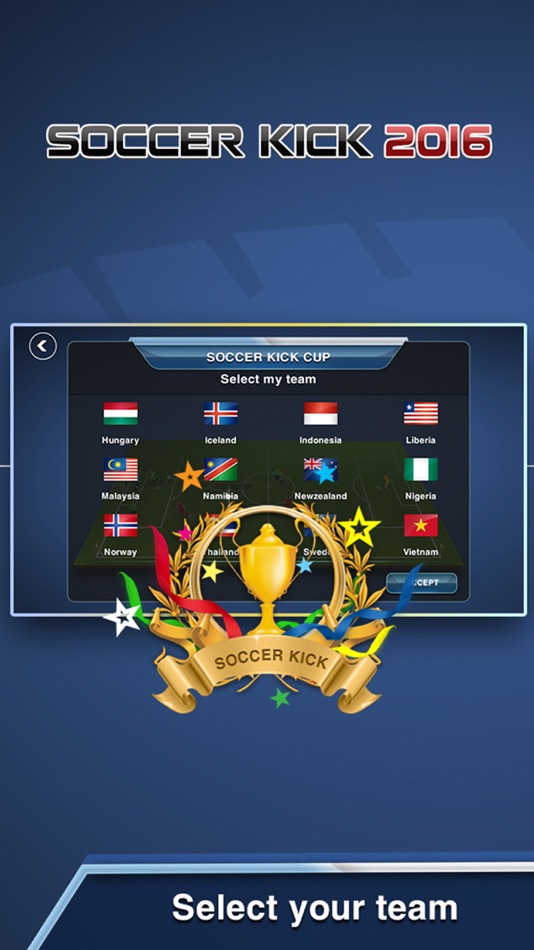 #3. Soccer Kick 2016 (iOS) By: Thuong Dinh