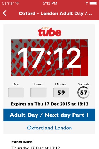 Oxford Tube Mobile Ticket screenshot 4