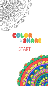 Adult Coloring Book - Free Fun Games for Stress Relieving Color Therapy and Share screenshot