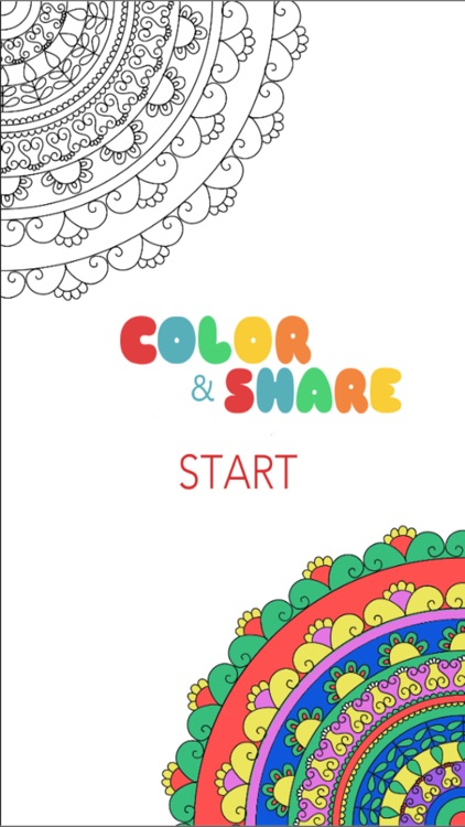 Adult Coloring Book - Free Fun Games for Stress Relieving Color Therapy and Share