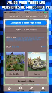seeds para minecraft pe seed gratis pocket edition iphone capturas de pantalla 2