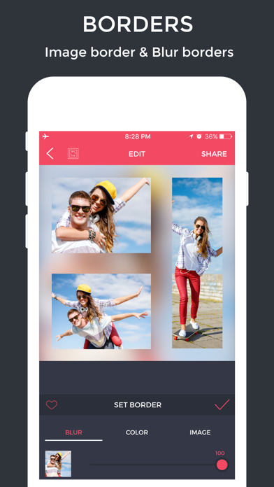 Screenshot #3 pour Pixjoint - Picture collage & Photo Editor with Camera Effects