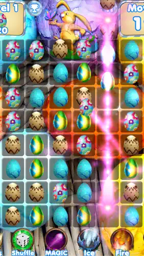 Easter Egg Games - Hunt candy and gummy bunny for kids screenshot 1