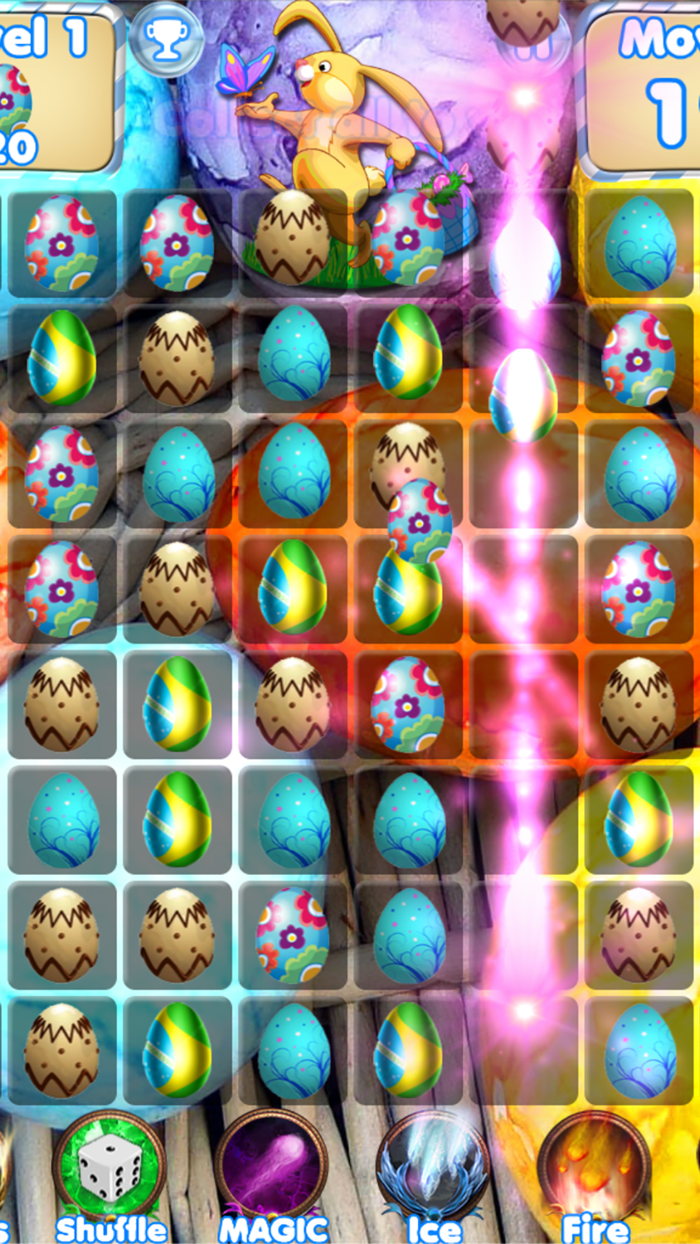 Easter Egg Games - Hunt candy and gummy bunny for kids