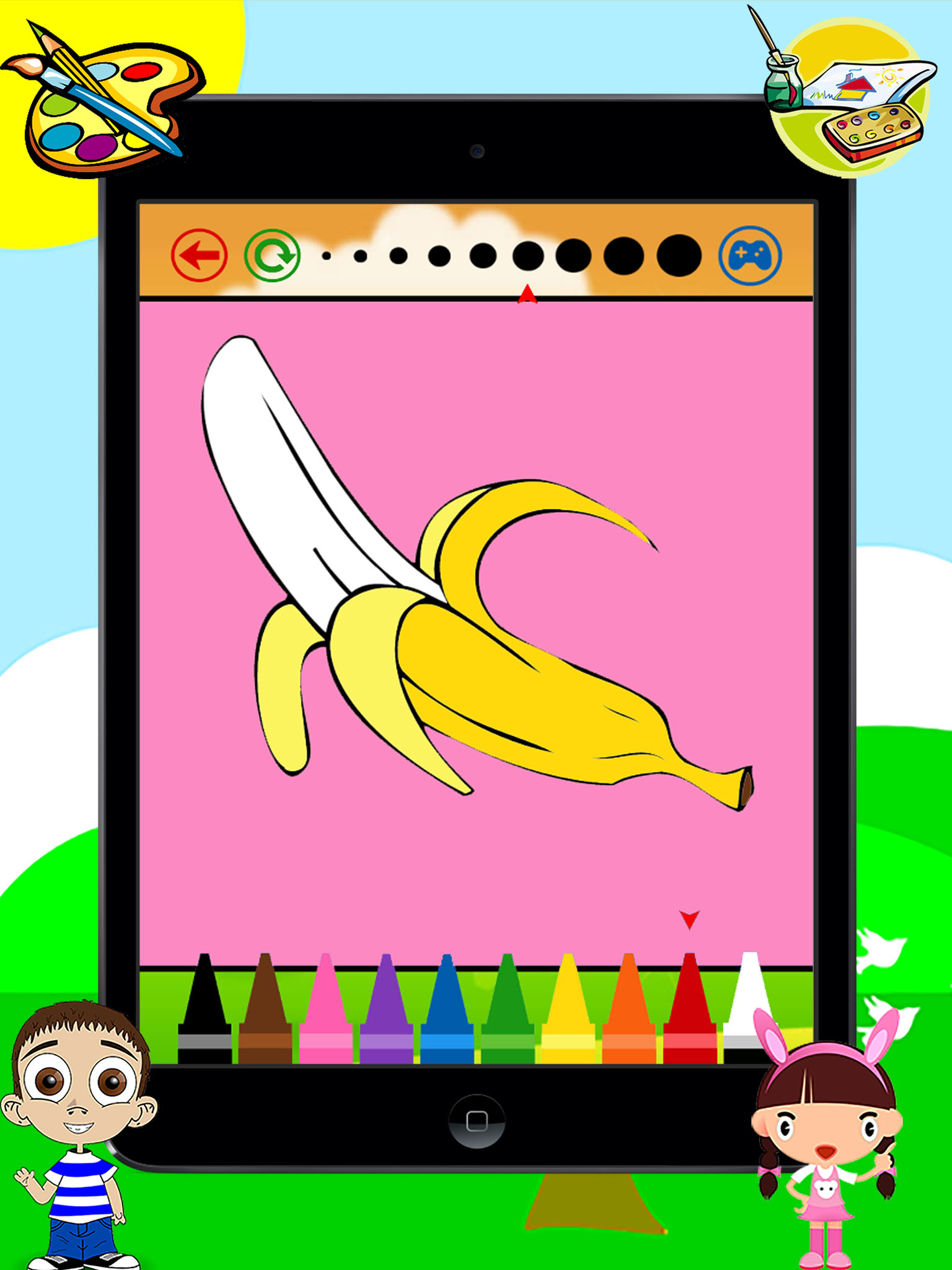 Food Coloring Book -  Drawing Painting for Kids Free Games screenshot 10