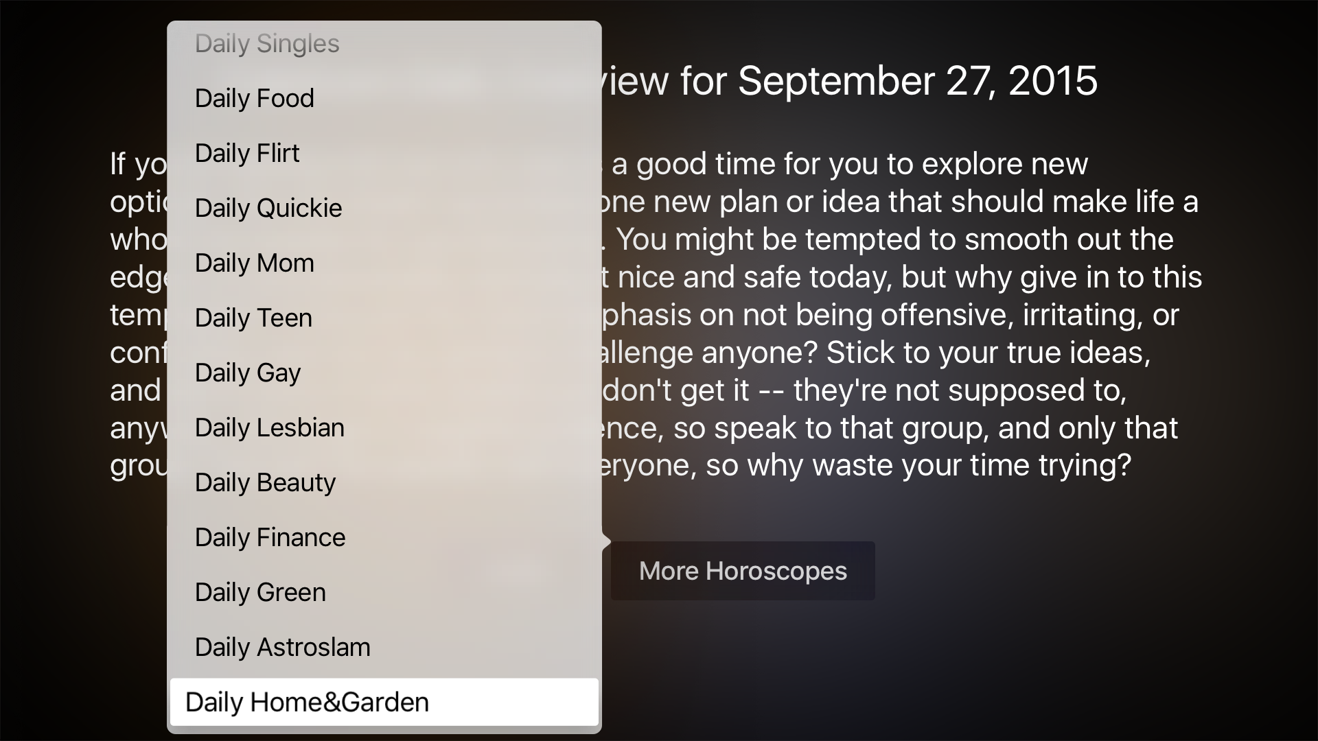 Horoscope TV screenshot 3