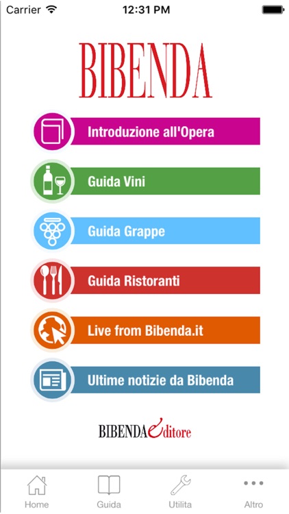 BIBENDA 2016 GUIDA AI MIGLIORI VINI, GRAPPE E RISTORANTI D'ITALIA