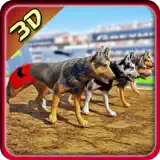 Race Dog Racer Simulator 2016 – Virtual Racing Championship with Real Police Dogs - Icône de l’app