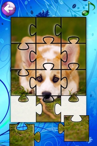 Puppies Jigsaw Puzzle Games for Girls & Boys with Baby Pet Dog who Loves Animal Puzzles & Pictures for Kids screenshot 4