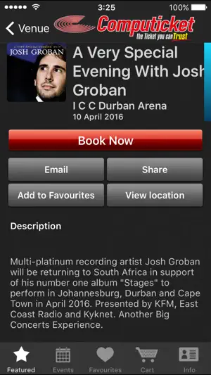 Computicket screenshot 2