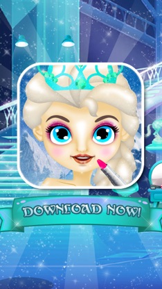 Ice Princess Wedding Salon - christmas make-up spa games for girls! screenshot 5