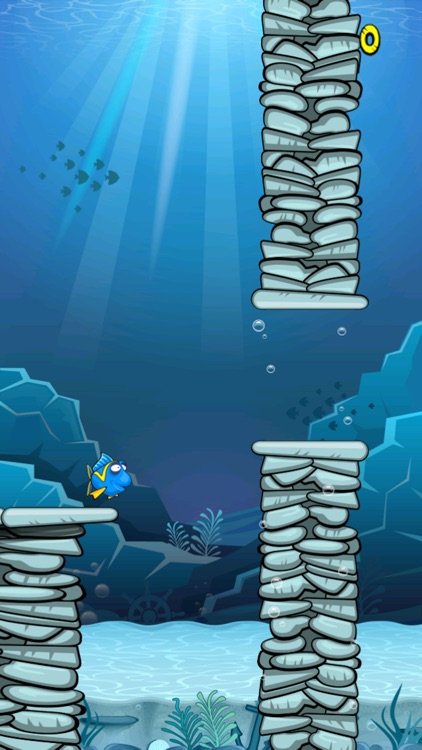 Blue Fishy in the Deep Sea