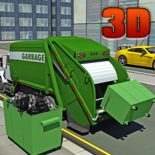 Garbage Truck Driver parking 3d Simulator- real city hero clean city Icon