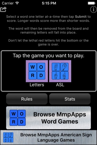 Lethal Letters - A Word Drop Game screenshot 3