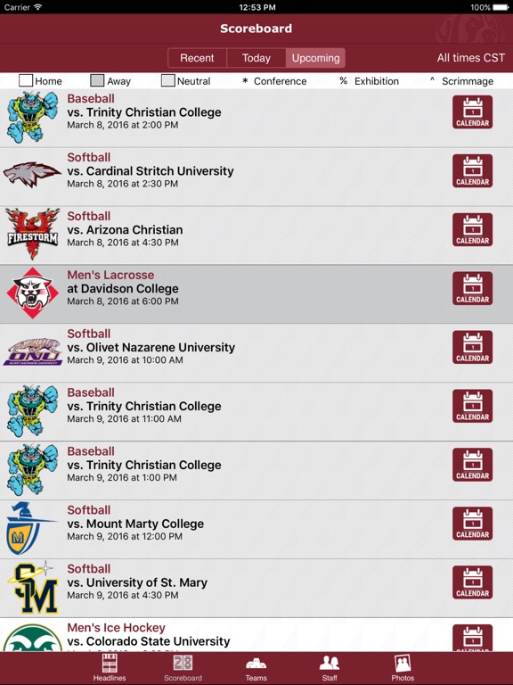 【图】Aquinas College Athletics(截图3)