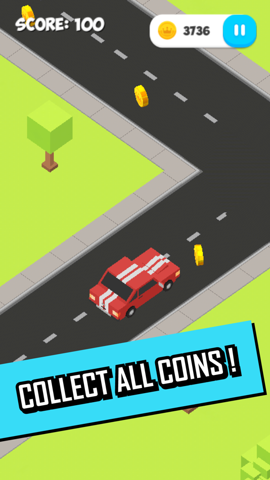 Pixel ZigZag Cars 3D - 2.0 - (iOS)