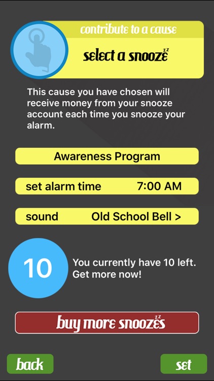 Snooze for the Cause screenshot-3