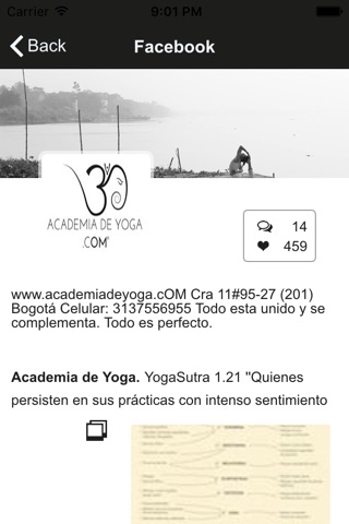 Academia de Yoga OM screenshot 2
