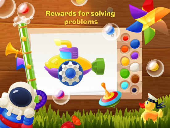 Tim the Fox - Paint - free preschool coloring game iPad screenshot