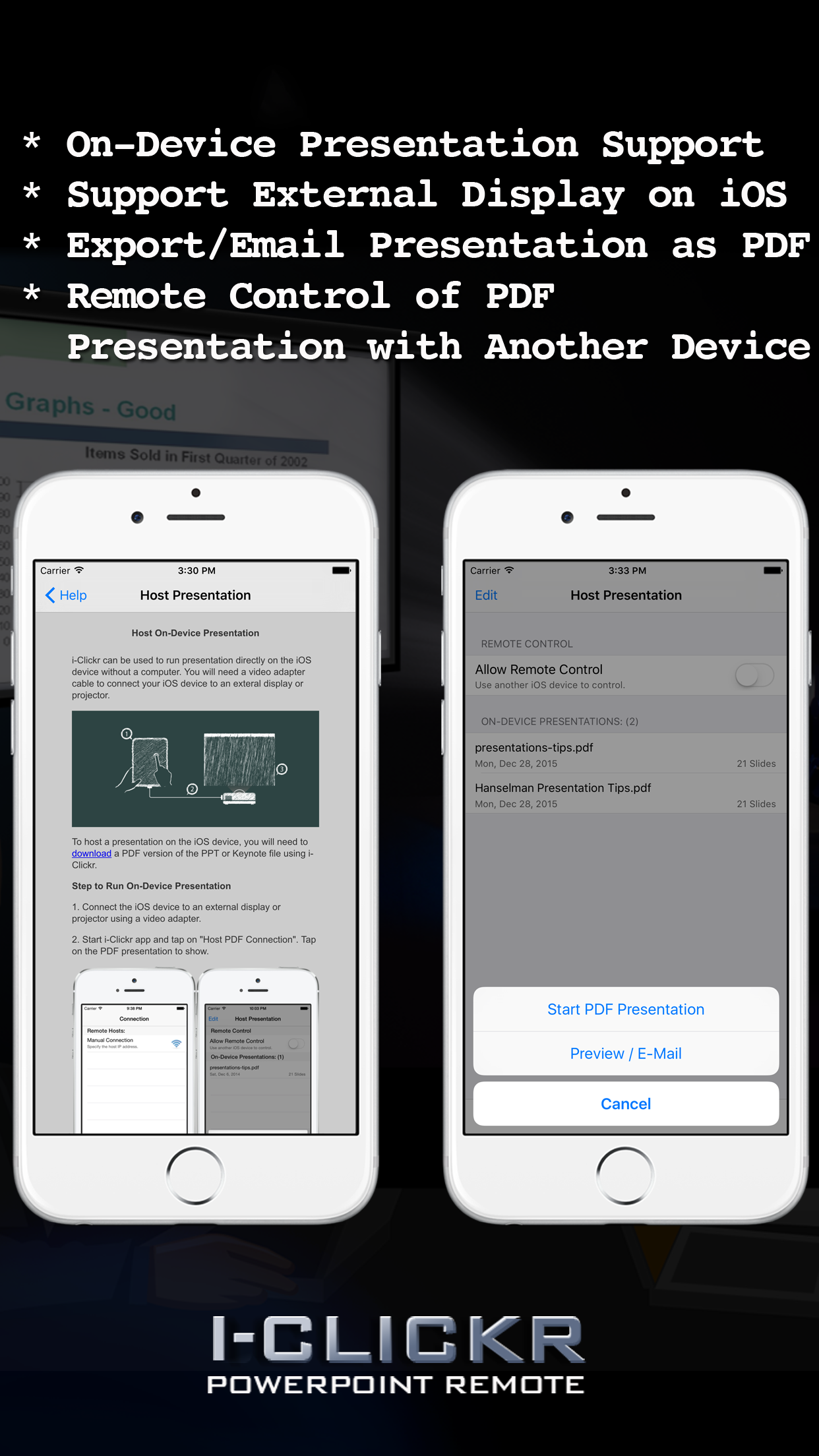 i-Clickr Remote for PowerPoint Lite screenshot 4