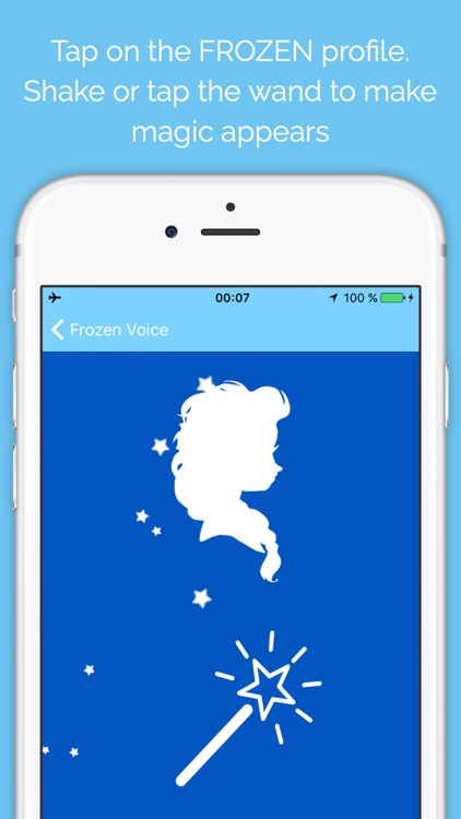 Voice changer: talk like a princess, "Frozen version"