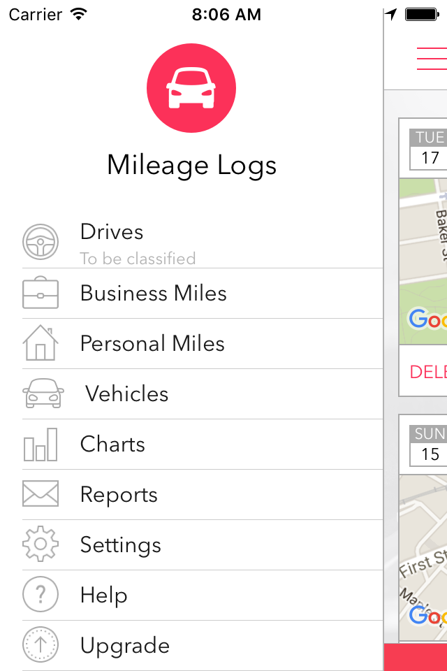 Mileage Logs